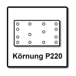 Festool - stf 80x133 Bande abrasive Granat P220 80 x 133 mm, pour ponceuses vibrantes rts 400, rtsc 400, rs 400, rs 4, ls 130, 200 pcs. (2x 497123)