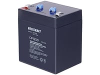 Voltcraft Ce12v/5Ah Blybatteri 12 V 5 Ah Blyfleece (B X H X T) 90 X 107 X 70 Mm Fladstik 4,8 Mm Vedligeholdelsesfri