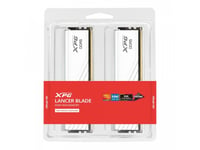 Adata Ddr5 - 32Gb - 6000 - Cl - 30 (2X 16 Gb) Dual Kit, Ram (White, Ax5u6000c3016g-Dtlabrwh, Xpg Lancer Blade Rgb, Intel Xmp, Amd Expo)