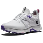 FootJoy Femme Hyperflex Chaussure de Golf, Blanc, Violet, Gris, 37 EU
