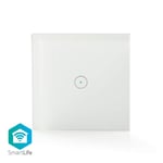 SmartLife Strömbrytare | Wi-Fi | Enda | Väggfäste | 1000 W | Android / IOS | Glas | Vit