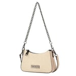 Lois - Sac À Main Femme Élégant, Sac Bandoulière Femme Cuir, Sac Femme Tendance, Sac À Main Femme Chic, Sac A Main Femmes Bandoulieres, Beige