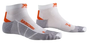 X-Socks Run Discovery 4.0 Chaussette de Course Blanc Hommes Taille 39-41