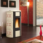 Thermo poele a' pellets La Nordica Extraflame Iside Idro 2.0 en ce'ramique ame'thyste 20 kw pour thermo poele de 545 m