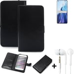 Protective cover for Xiaomi Mi 11 Ultra Wallet Case + headphones protection flip