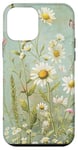 iPhone 12 mini Sage Green Boho Botanical Wildflowers Plants Case