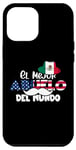 Coque pour iPhone 15 Pro Max Funny Mejor Abuelo Del Mundo Drapeau mexicain cool Grand-père