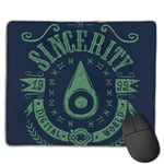 Crest of Sincerity Digital World Dig-Imon Customized Designs Non-Slip Rubber Base Gaming Mouse Pads for Mac,22cm×18cm， Pc, Computers. Ideal for Working Or Game