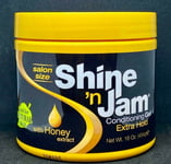 Ampro Shine N Jam Conditioning Hair Gel Extra Hold 16oz (454g) Salon Size