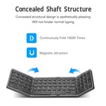 BT Keyboard Triple Fold Multiple Device Connection Wireless Keyboard For Lap GF0