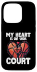 Coque pour iPhone 14 Pro Game Day Basketball Mom