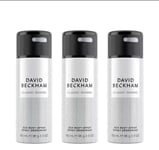 David Beckham Classic Homme Anti-perspirant Deodorant Body Spray Pack Of 3x150ml