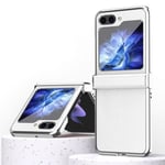 Samsung Galaxy Z Flip5 5G      Electroplasting PU Case    White