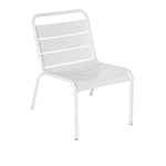 Fermob - Luxembourg Lounge Chair, Cotton White - Utomhusfåtöljer - Frédéric Sofia - Metall