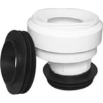 Faluplast WC-anslutning, excentrisk, 12 mm, Ø110 mm