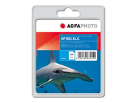 Agfaphoto - Cyan - Kompatibel - Blekkpatron (Alternativ For: Hp 951Xl, Hp Cn046ae) - For Hp Officejet Pro 251Dw, 276Dw, 8100, 8600, 8610, 8620, 8630