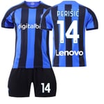 22 Inter Milan tröja  hemmaplan no. 14 Perisic tröja 18(100-110cm)