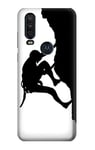 Mountain Climber Climbing Case Cover For Motorola One Action (Moto P40 Power)