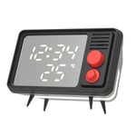 MOBILITY ON BOARD MOB Speaker Alarm Clock with Light TV Retro Grey