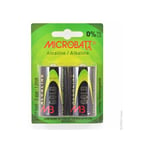 Microbatt - Pile alcaline blister x2 MB LR20 - D 1.5V 19.76Ah