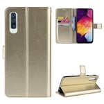 Yhteensopiva Samsung Galaxy A50 / A50s / A30s Wallet Pu -nahkaisen läppäkotelon kanssa korttipaikalla Pehmeä TPU-sisäsuoja