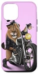 Coque pour iPhone 12/12 Pro Lion Riding Classic Chopper Moto