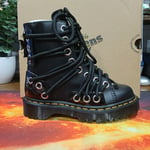 NEW IN BOX! Dr Martens Black DARIA BEX Leather Boots Size EUR 36 UK 3