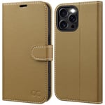 OCASE for iPhone 16 Pro Max Case, PU Leather Wallet, Magnetic Flip Folio Cover with RFID Blocking, Card Holders, Shockproof TPU, and Kickstand for 6.9 Inch iPhone 16 Pro Max (2024), Bronze