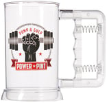 Hoot! - Power Pint Verre à bière Plastique Transparent 15,5 x 15,5 x 10 cm, 560ml - un thumbs Up! BRAND - 1001758