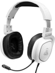 Korp Barium - Casque Gamer avec Son Stéréo Haute Qualité, Micro Flexible, Jack 3.5 mm, Oreillettes rotatives Ultra Confort - Casque Gaming PC / PS4 / PS5/ Switch - Blanc - New