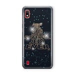 ERT GROUP Original Star Wars TPU Case for Samsung Galaxy A10, Liquid Silicone Cover, Flexible and Slim, Protective for Screen, Shockproof and Anti-Scratch Phone Case Navy blue