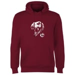 Jurassic Park T Rex Hoodie - Burgundy - XL - Burgundy