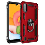 Samsung Galaxy A01      Military Armour Case    Red