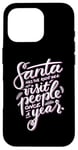 iPhone 16 Pro Santa has the right idea visit people once a year Case