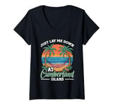 Womens Summer Vacation Cumberland Island Beach Cumberland Island V-Neck T-Shirt