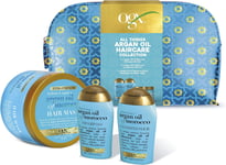 OGX Gift Set, Argan Oil of Morroco Hair Care Gift Set with Shampoo, Conditioner,