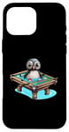 iPhone 16 Pro Max Billiards Penguin Hustler Pool Snooker Playing Pool Games Case