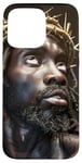 Coque pour iPhone 15 Pro Max Jésus Noir, Christianisme, Église, Christ, Jésus