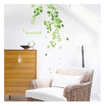 Ambiance Sticker Autocollant Muraux Décoration Adhésifs Feuilles de Lierre Sticker Murale pour Bébé, Chambre d'enfant et Salon - H50 x L70 cm