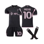 (Inter Miami CF 2023 bortatröja Lionel Messi #10 set 3XL(195-200CM)