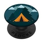 Camping Pop Mount Socket Night Art Work Mountain PopSockets PopGrip: Swappable Grip for Phones & Tablets