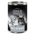 12 x 400 g Wild Freedom märkäruoat erikoishintaan! - White Infinity - kana & hevonen