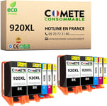 920xL - Pack de Cartouches d'encre Compatible avec HP 920 xL - pour HP OfficeJet 6500A 6500 7500 6000 7500A 7000-1 Noir + 1 Cyan + 1 Ma (4 Noir 2 Cyan 2 Magenta 2 Jaune)