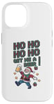 iPhone 14 Ho Ho Ho! Get Me A Beer! 8-bit Santa Christmas Festive Beer Case