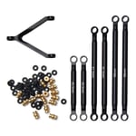 Anwangda Aluminum Suspension Links Set For AXIAL SCX24 AXI90081 Upgrade Replacement Metal Link Rod RC Car Suspension Links Parts
