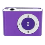 LECTEUR BALADEUR MP3 MINI AVEC CLIP VIOLET (CARTE SD 8GO MAX) - lecteur mp3, avis et prix pas cher