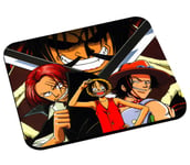 Tapis de souris luffy shank ace gold roger one piece manga