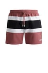 BOSS Men's Rico Swim Short, Open Red644,