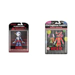 Funko Action Figure: Five Nights At Freddy's (FNAF) SB - Moon - Collectable Toy & Action Figure: Five Nights At Freddy's (FNAF) Pizza Sim - Rockstar Foxy