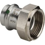 5 st 15 mm x 3/4&quot; Union Sanpress Inox hylsa/nippel